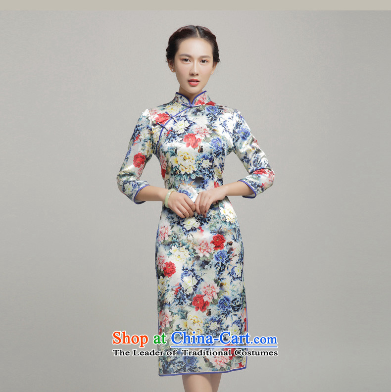 7475 Autumn migratory Bong-new upscale Silk Cheongsam, long-sleeved herbs extract qipao gown skirt DQ15240 banquet suit XL Photo, prices, brand platters! The elections are supplied in the national character of distribution, so action, buy now enjoy more preferential! As soon as possible.