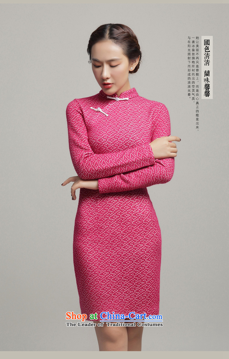 Bong-migratory 7475 2015 autumn and winter new long-sleeved Stylish retro qipao cheongsam dress skirts daily Sau San DQ15242 RED M pictures, better prices, brand platters! The elections are supplied in the national character of distribution, so action, buy now enjoy more preferential! As soon as possible.
