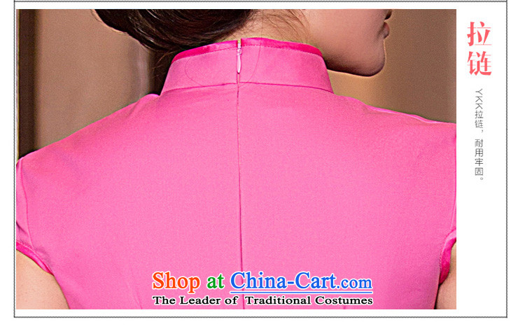 Time Syrian new autumn 2015 cheongsam with improved short, Retro ethnic Peach Girl large qipao Sau San dresses banquet annual Peach red dress S picture, prices, brand platters! The elections are supplied in the national character of distribution, so action, buy now enjoy more preferential! As soon as possible.