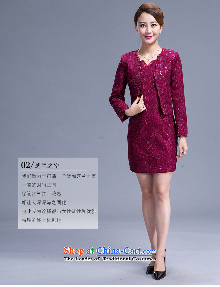 Ya-ting shop wedding dresses mother in the atmosphere of older women's larger temperament with purple XXL Sau San mother picture, prices, brand platters! The elections are supplied in the national character of distribution, so action, buy now enjoy more preferential! As soon as possible.