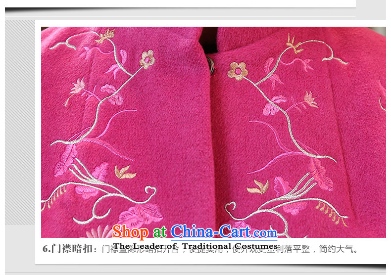 [Sau Kwun Tong] Fenghsiang 2015 winter clothing new embroidery Ms. Tang Dynasty Chinese Mock-Neck Shirt long-sleeve sweater gross? The Red M picture, prices, brand platters! The elections are supplied in the national character of distribution, so action, buy now enjoy more preferential! As soon as possible.