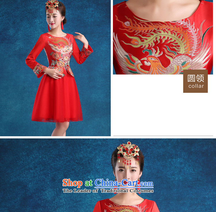 The privilege of serving-leung marriages qipao bows services 2015 new stylish wedding services Ms. Qiu red wedding gown of 9 M pictures, price cuff, brand platters! The elections are supplied in the national character of distribution, so action, buy now enjoy more preferential! As soon as possible.