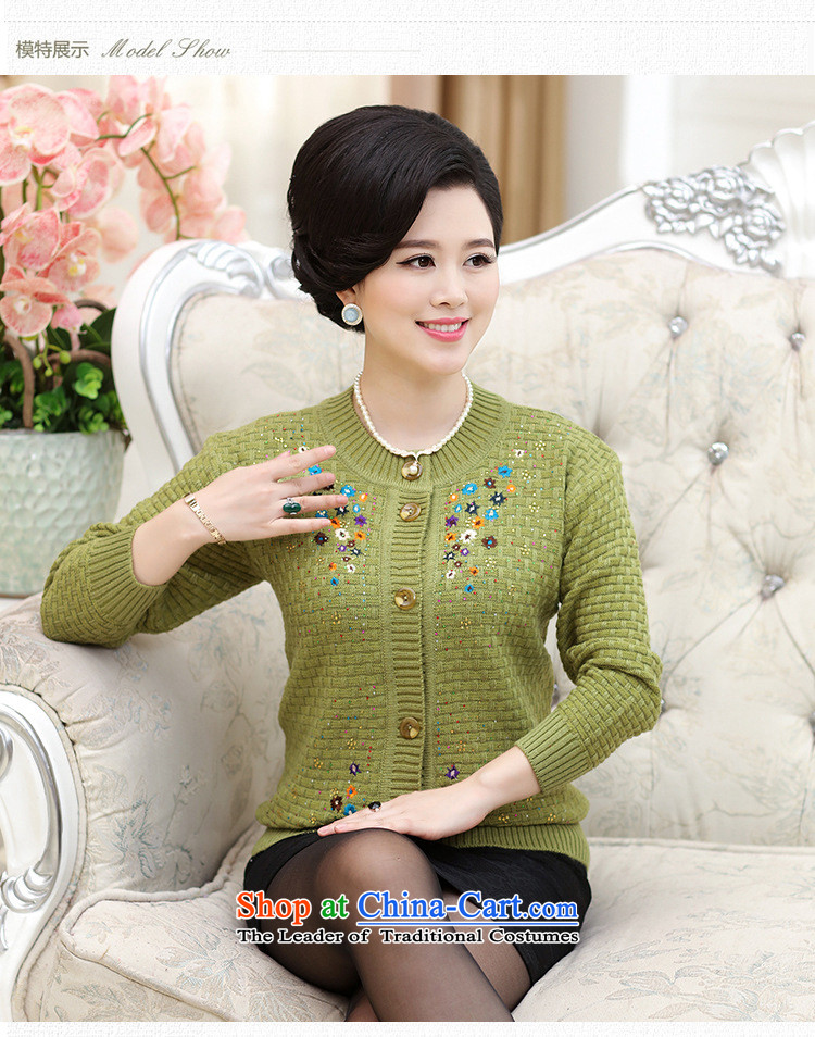 The elderly in the mother load GENYARD2015 autumn and winter new leisure cardigan round-neck collar long-sleeved saika Knitted Shirt will raise the picture, prices, brand platters! The elections are supplied in the national character of distribution, so action, buy now enjoy more preferential! As soon as possible.