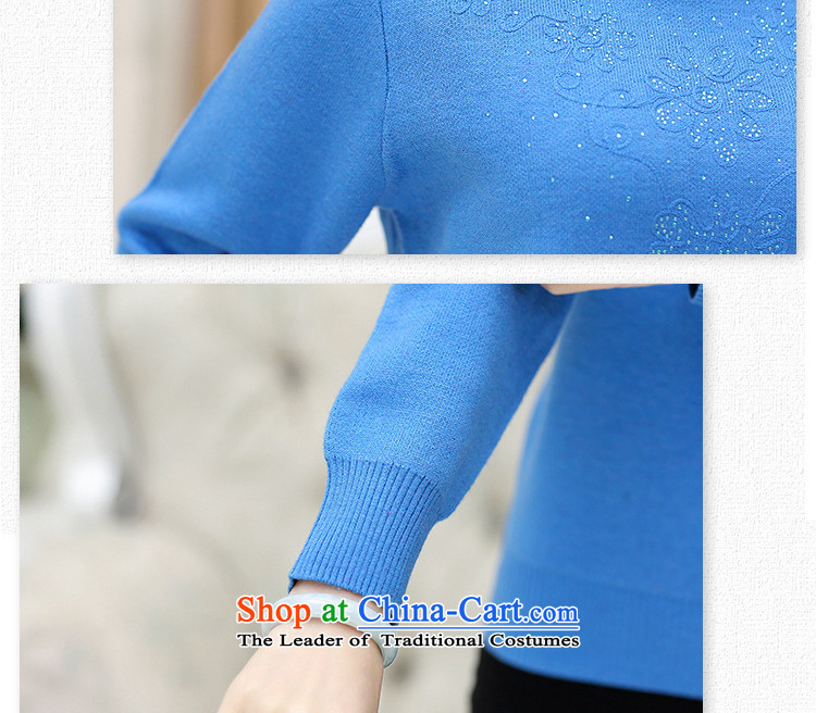 In the fall of the elderly GENYARD stylish solid color engraving mother knitted shirts mother blue 115 pictures, prices, brand platters! The elections are supplied in the national character of distribution, so action, buy now enjoy more preferential! As soon as possible.