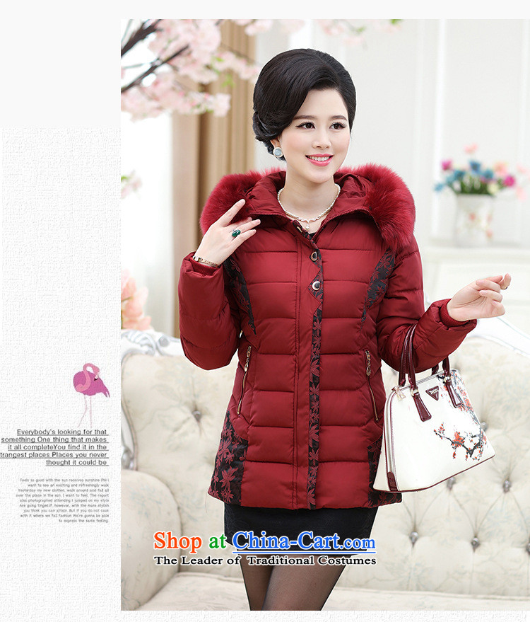 Genyard2015 autumn and winter in the new elderly mother casual stylish comfortable cotton coat for Sau San Mao Red 2XL Photo, prices, brand platters! The elections are supplied in the national character of distribution, so action, buy now enjoy more preferential! As soon as possible.