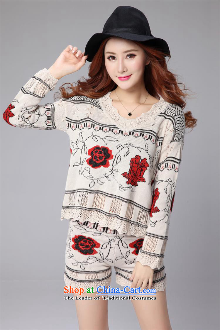 Orange Tysan *2015 autumn and winter Korean thick mm to xl graphics thin sweater Sau San Two-piece set with 200 catties red XXL picture, prices, brand platters! The elections are supplied in the national character of distribution, so action, buy now enjoy more preferential! As soon as possible.
