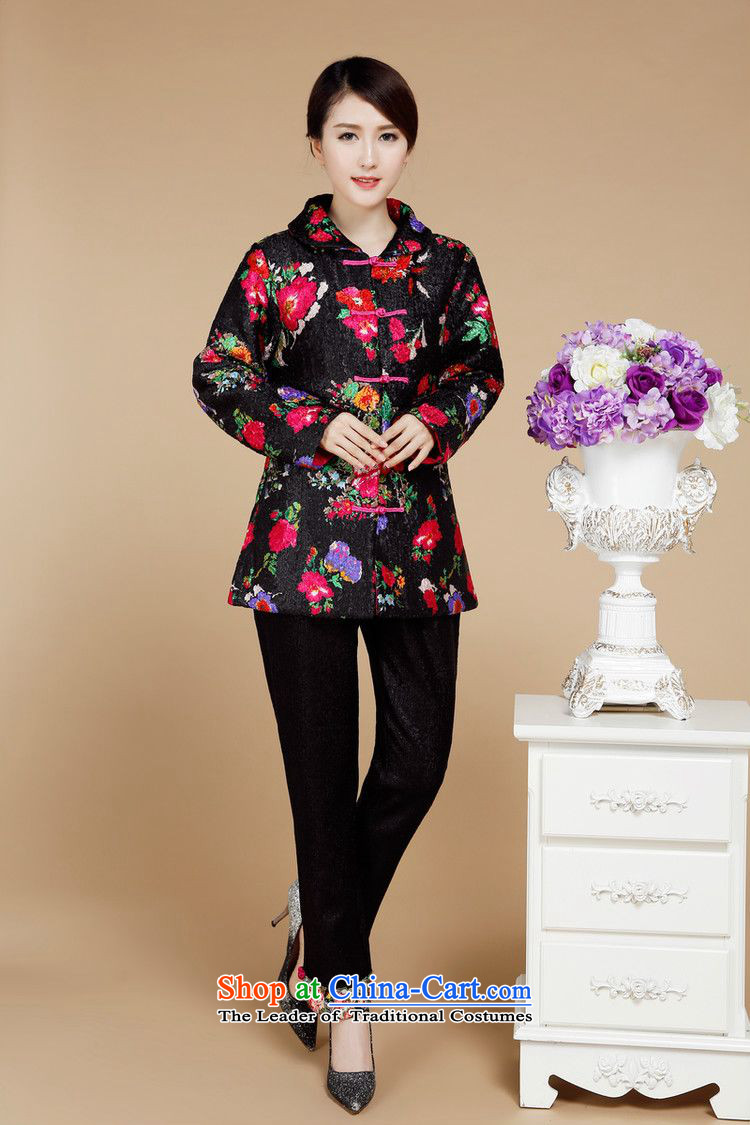 Forest narcissus autumn and winter 2015 on a new liberal larger creases wind in older mother add cotton thick winter jackets XYY-8519 qipao Tang in red , the price and the picture XXXXL brand platters! The elections are supplied in the national character of distribution, so action, buy now enjoy more preferential! As soon as possible.
