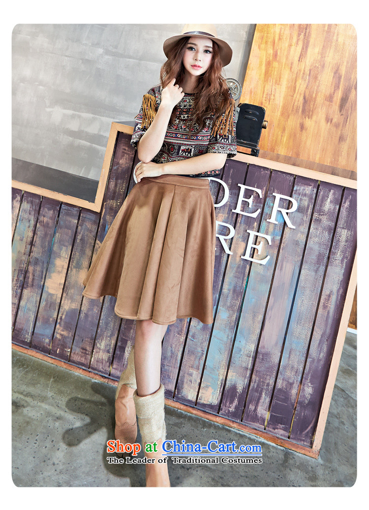 The Black Butterfly autumn 2015 new stamp duty for women in temperament cuff edging stylish shirt video thin hundreds pleated skirts two kits and color S picture, prices, brand platters! The elections are supplied in the national character of distribution, so action, buy now enjoy more preferential! As soon as possible.