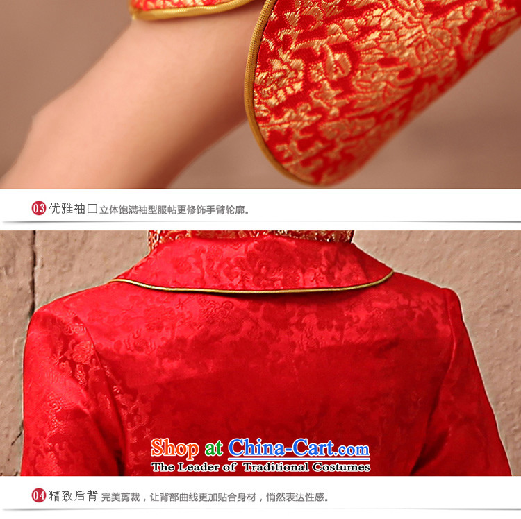 The privilege of serving the bride-leung wedding dress qipao Chinese wedding dress bows services 2015 new autumn and winter red retro winter long dress M picture, prices, brand platters! The elections are supplied in the national character of distribution, so action, buy now enjoy more preferential! As soon as possible.