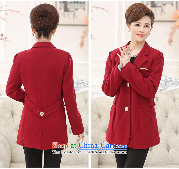 The elderly in the autumn and winter GENYARD2015 WOMEN'S GROSS new moms jacket? Boxed winter clothing a reverse collar middle-aged female red windbreaker XXXL picture, prices, brand platters! The elections are supplied in the national character of distribution, so action, buy now enjoy more preferential! As soon as possible.