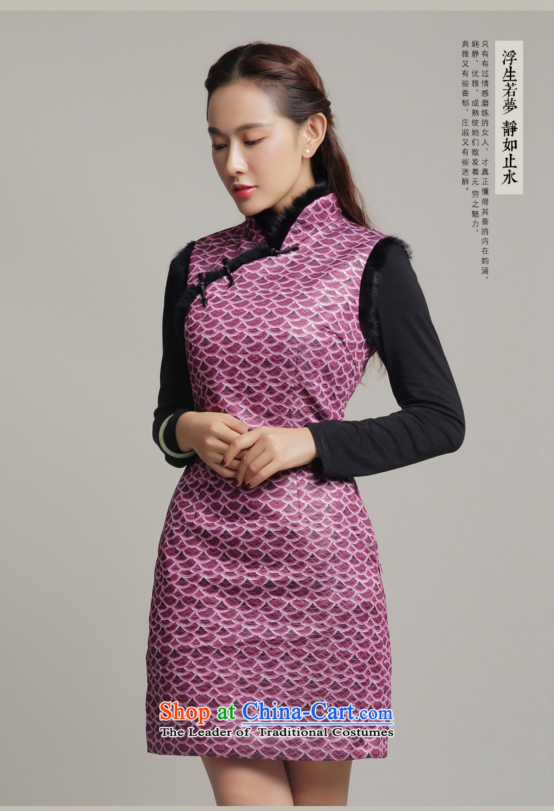 Bong-migratory winter 7475 2015 new folder qipao cotton retro style qipao skirt for everyday qipao DQ15248 gross purple XXL picture, prices, brand platters! The elections are supplied in the national character of distribution, so action, buy now enjoy more preferential! As soon as possible.