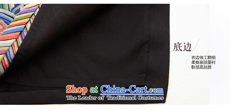 The cheongsam dress wood really chinese women 2015 autumn and winter new wealth embroidery Phoenix cheongsam dress Xiangyun 0908 01 Black XL Photo, prices, brand platters! The elections are supplied in the national character of distribution, so action, buy now enjoy more preferential! As soon as possible.