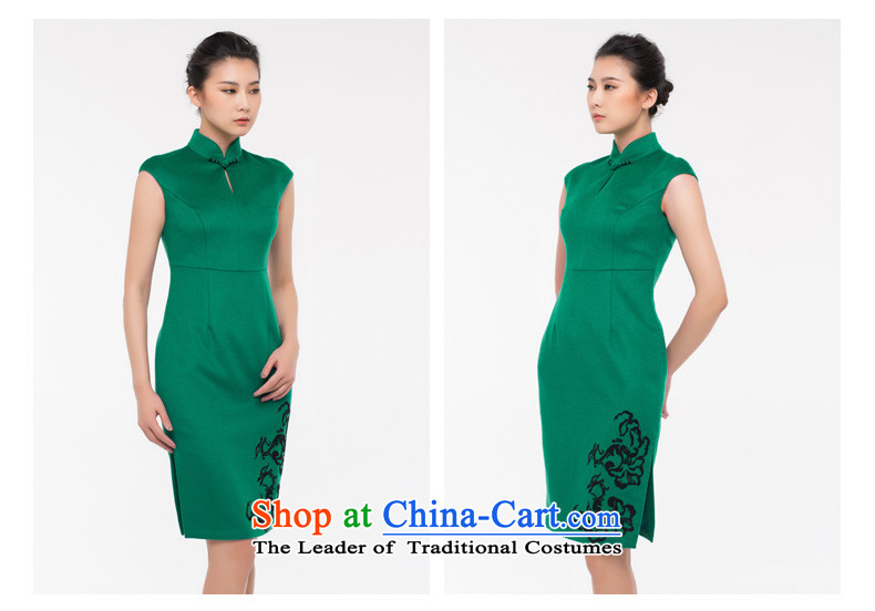 The cheongsam dress wood really Chinese girl who decorated retro wool cheongsam dress autumn 2015 0937 with short dress dark green Xxl(b) picture, prices, brand platters! The elections are supplied in the national character of distribution, so action, buy now enjoy more preferential! As soon as possible.