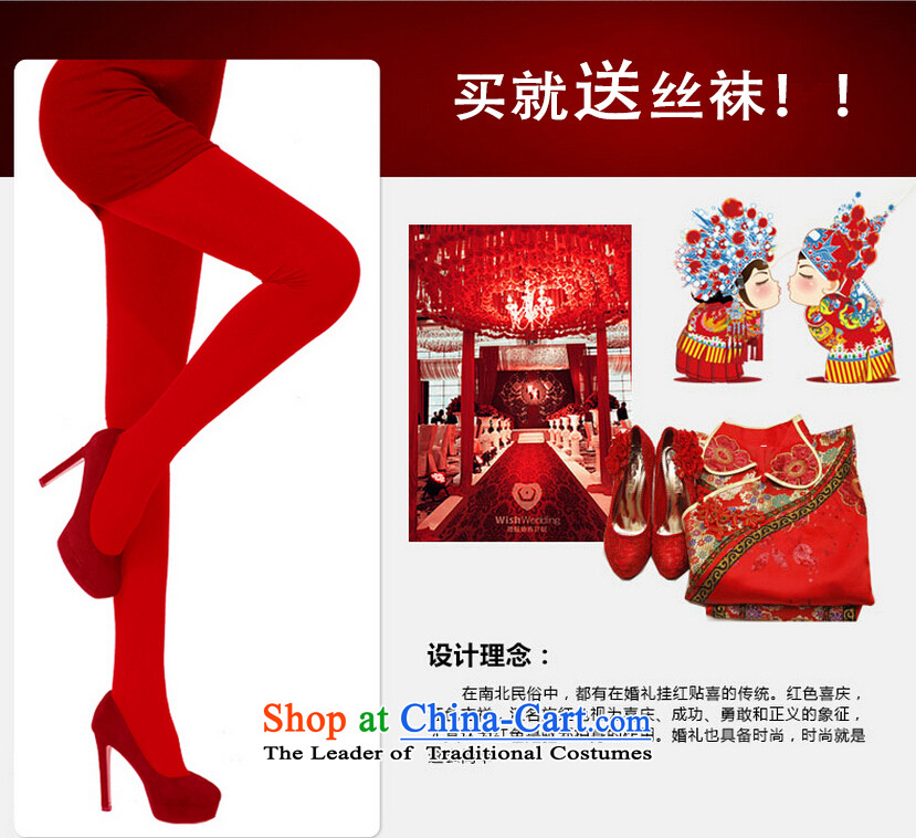 Toasting champagne marriage services 2015 new bride short of winter cheongsam dress red plus improved long-sleeved cotton Retro night decorated in video bride thin collar Chinese wedding dress RED M picture, prices, brand platters! The elections are supplied in the national character of distribution, so action, buy now enjoy more preferential! As soon as possible.