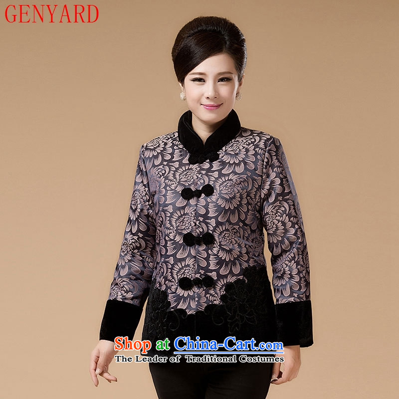 In the number of older women's GENYARD winter coats cotton coat mother replacing replacing wedding dresses birthday grandma replacing Tang dynasty, COTTON SHORT 02 5XL,GENYARD,,, shopping on the Internet