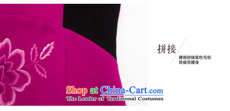 The wool qipao wood really skirt 2015 autumn and winter New Color Plane Collision Sau San cashmere dresses? female skirt 43165 gross DEEPPINK S picture, prices, brand platters! The elections are supplied in the national character of distribution, so action, buy now enjoy more preferential! As soon as possible.