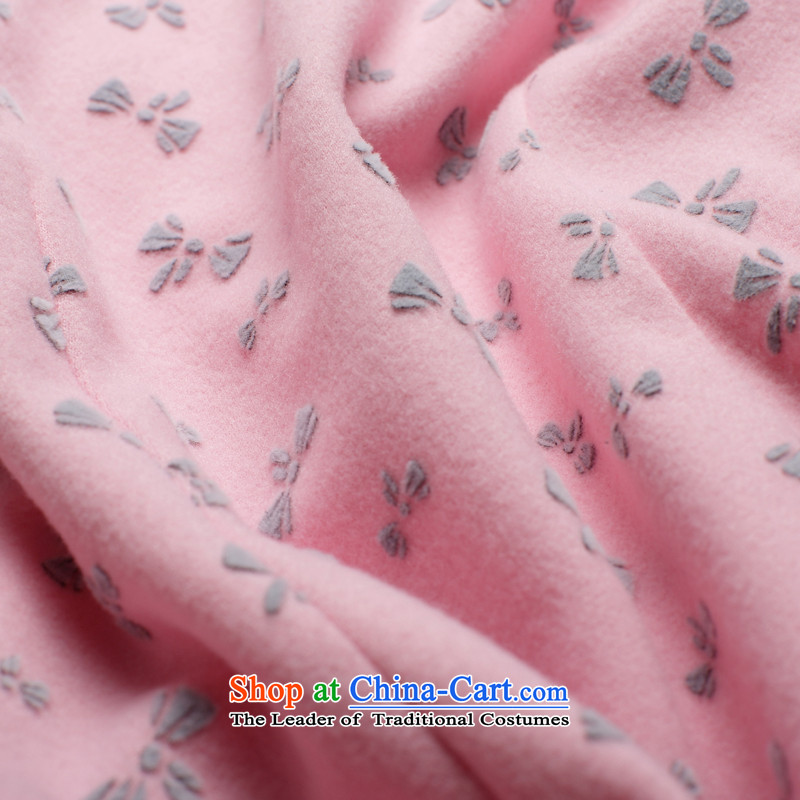 Bong-dwelling for autumn and winter 7475 new gross? TANG Sau San long-sleeved blouses elegant qipao? shirts daily gross DQ15251 pink , L, Bong-migratory 7475 , , , shopping on the Internet