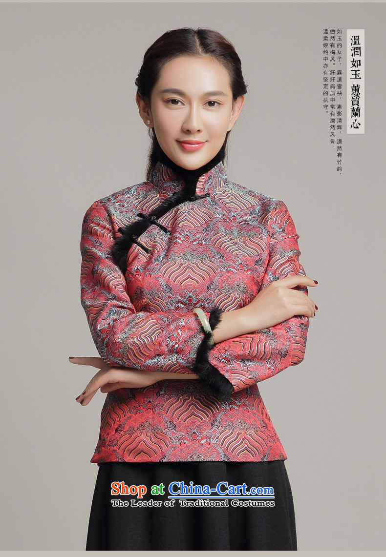 Bong-migratory 7475 2015 autumn and winter new Tang blouses winter, long-sleeved short gross cotton shirt clip qipao DQ15255 PURPLE XL Photo, prices, brand platters! The elections are supplied in the national character of distribution, so action, buy now enjoy more preferential! As soon as possible.