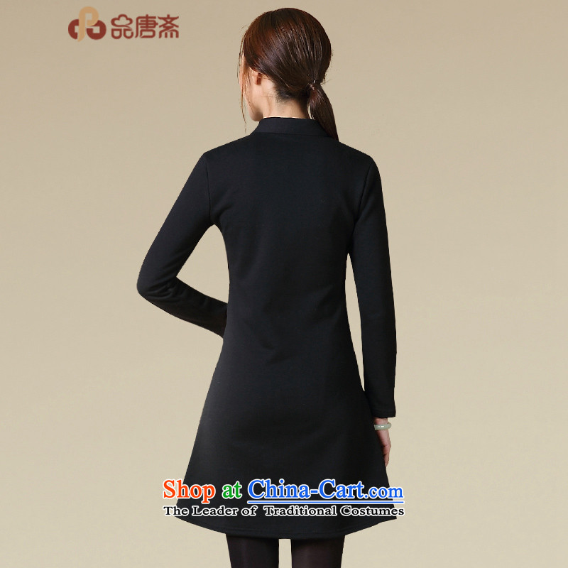No. of Ramadan long-sleeved qipao Tang dresses stylish girl China wind 2015 new cheongsam Black XL, Tang Ramadan , , , No. shopping on the Internet