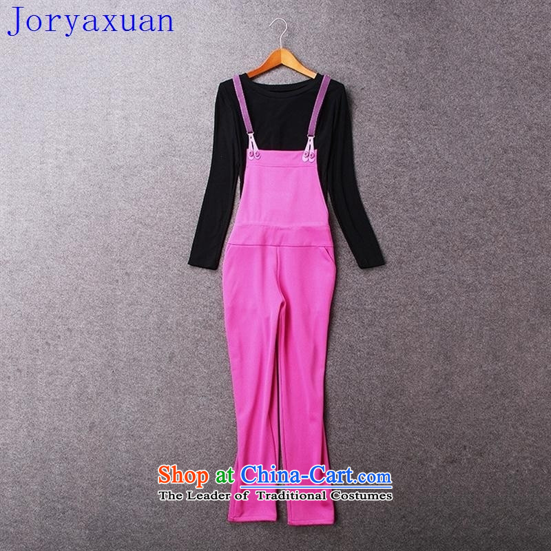 Fine Shops 2015 Autumn Deloitte Touche Tohmatsu, load the new Europe and the Autumn Female European style of red site jumpsuits two kits B0809 figure M Cheuk-yan xuan ya (joryaxuan) , , , shopping on the Internet