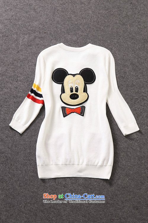 Deloitte Touche Tohmatsu sunny autumn 2015 shops fall, new product women's foreign trade Western Mickey stamp long-sleeved sweater knit shirts W319B3 BLUE S picture, prices, brand platters! The elections are supplied in the national character of distribution, so action, buy now enjoy more preferential! As soon as possible.