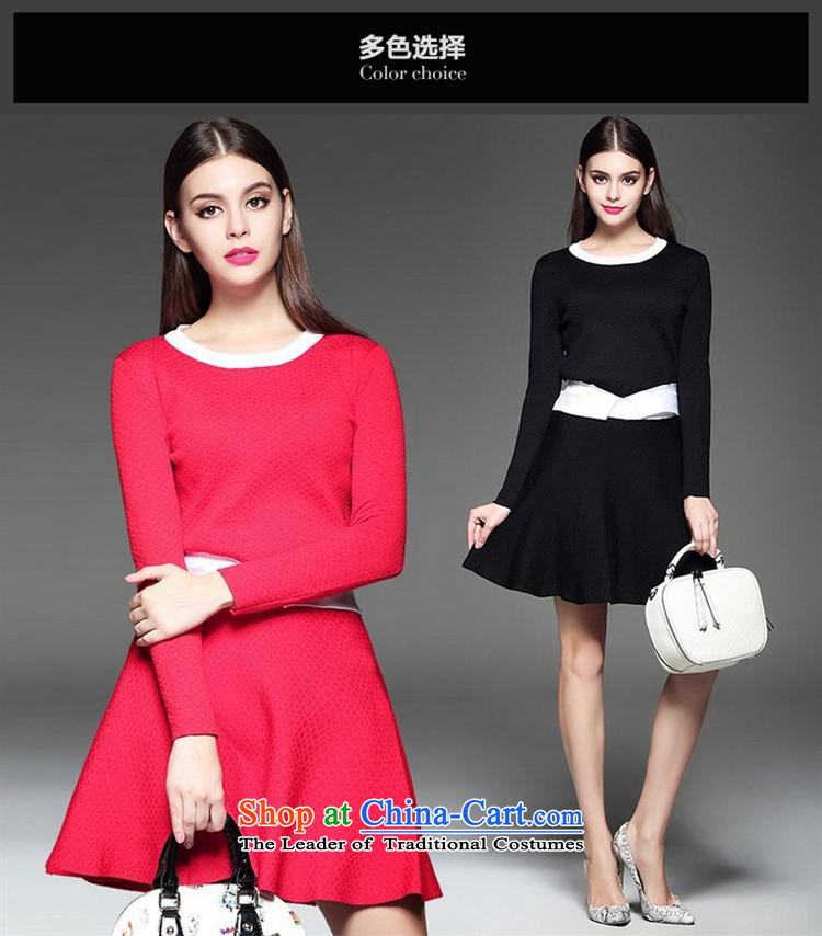 Deloitte Touche Tohmatsu trade shop in Europe at the autumn 2015 autumn and winter new products in Europe women minimalist personality knocked color leisure knitting short skirt kit (two black M picture, prices, brand platters! The elections are supplied in the national character of distribution, so action, buy now enjoy more preferential! As soon as possible.
