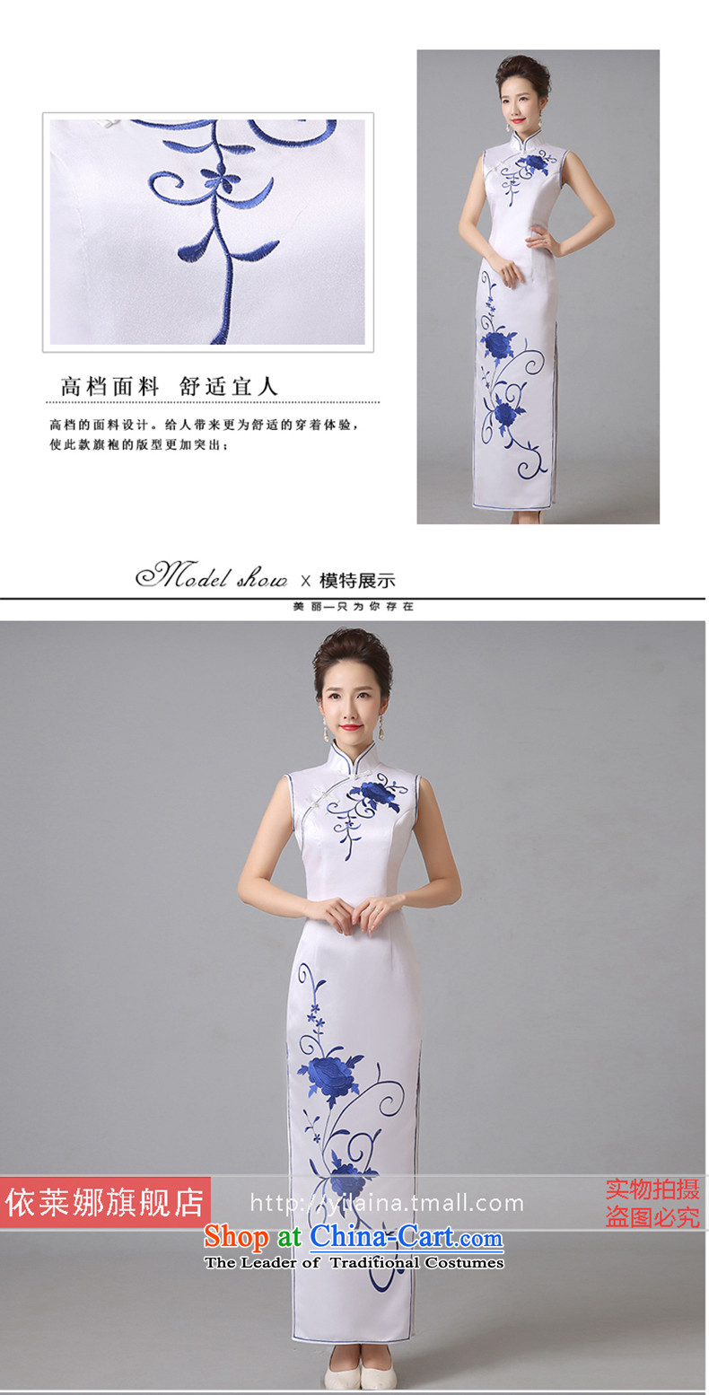 In accordance with the Lena daily qipao 2015 new stylish Sau San long improved retro Chinese wedding dress skirt White XXL picture, prices, brand platters! The elections are supplied in the national character of distribution, so action, buy now enjoy more preferential! As soon as possible.
