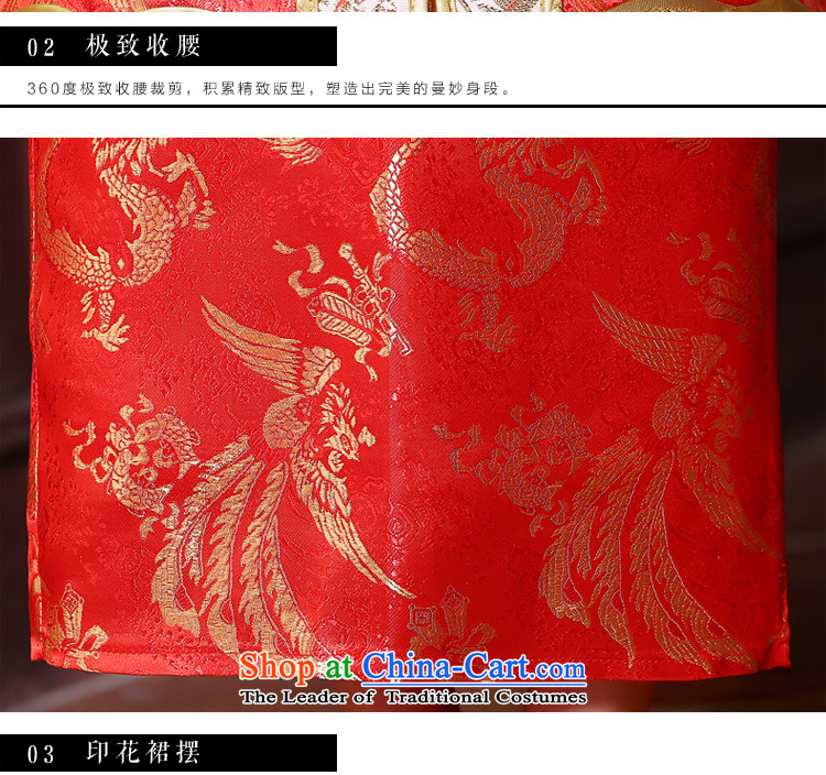 The privilege of serving the bride-leung bows to Chinese wedding dresses marriage red large stylish wedding dress code 2015 new autumn and winter long sleeve length of 7 to the establishment of a model with + 68 Head Ornaments L picture, prices, brand platters! The elections are supplied in the national character of distribution, so action, buy now enjoy more preferential! As soon as possible.