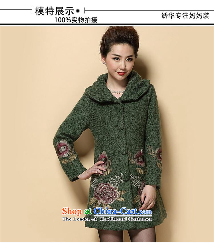 Ms Rebecca Pun and fashion boutiques in 2015 autumn and winter load mother older temperament upscale Cashmere wool coat in the medium to long term, so larger thick black girl XXXL windbreaker picture, prices, brand platters! The elections are supplied in the national character of distribution, so action, buy now enjoy more preferential! As soon as possible.