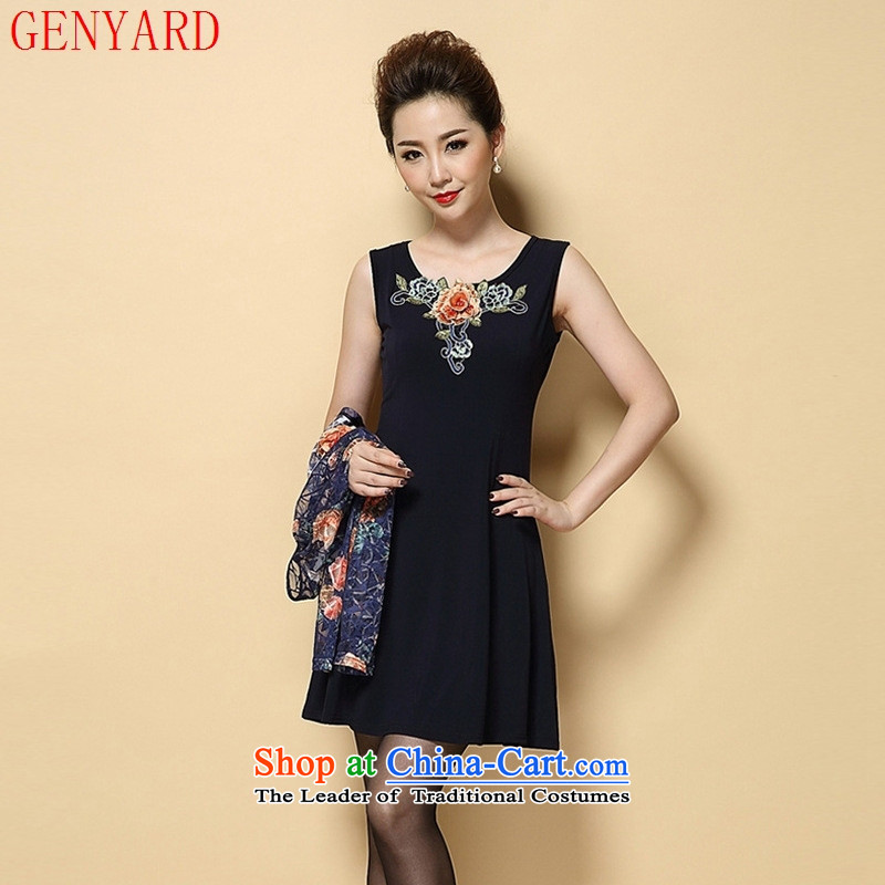 Load New GENYARD2015 autumn large embroidered two kits of older thin graphics Sau San wedding dresses with mother picture color L,GENYARD,,, shopping on the Internet