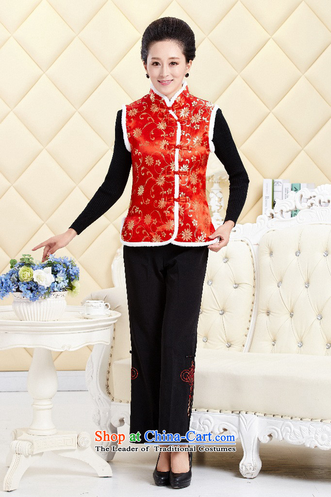 She was particularly large international women's Chinese cotton collar, a Tang Dynasty vest improved folder, a tea house of Algeria clothing suit 3XL -7 picture, prices, brand platters! The elections are supplied in the national character of distribution, so action, buy now enjoy more preferential! As soon as possible.