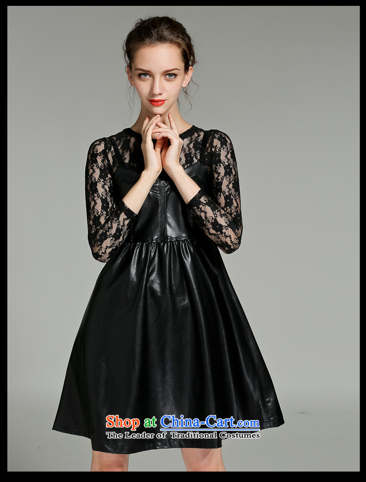 Only the European Apparel site vpro autumn 2015 new volume of European style to spell in PU long two kits Foutune of video thin dresses Black XL Photo, prices, brand platters! The elections are supplied in the national character of distribution, so action, buy now enjoy more preferential! As soon as possible.