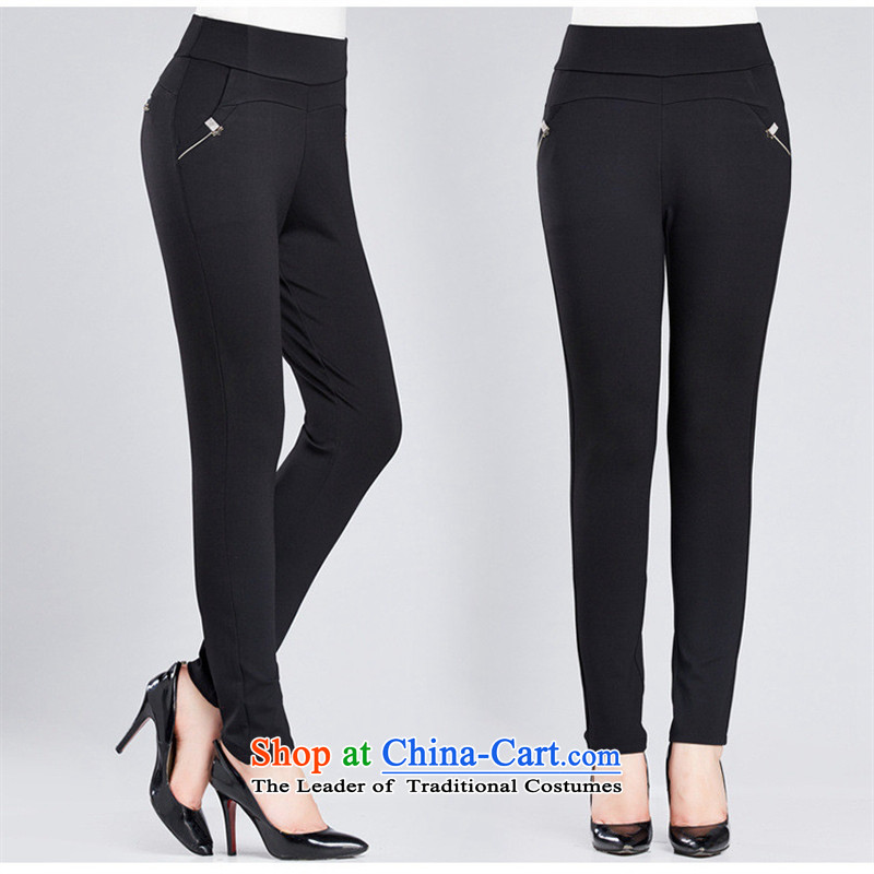 In 2015, The Black Butterfly elderly ladies pants a very casual trousers large elastic stretch mother replacing older Houston lumbar elastic red L,A.J.BB,,, shopping on the Internet