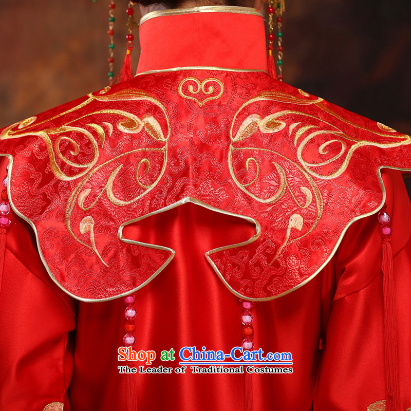 Autumn and winter stylish bride Chinese marriage Sau San dress red bows services retro qipao New Sau Wo 2015 Red XXL, Lena (YILAINA under) , , , shopping on the Internet