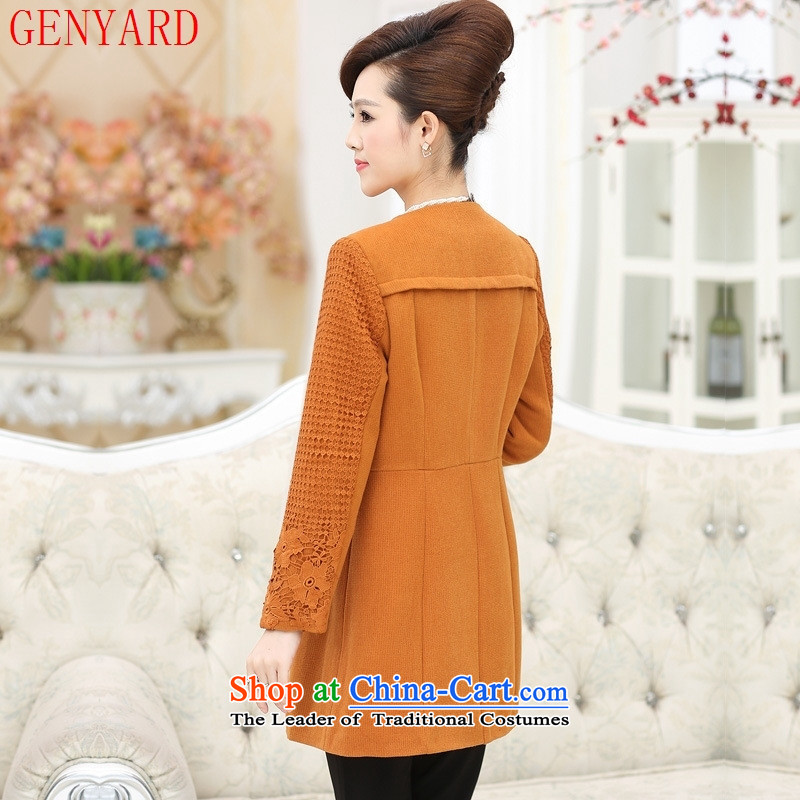 40-50-year-old mother GENYARD Sau San installed in autumn jacket long 50-60-year-old elderly clothing for larger middle-aged female replacing Qiu Xiang green 5XL,GENYARD,,, shopping on the Internet