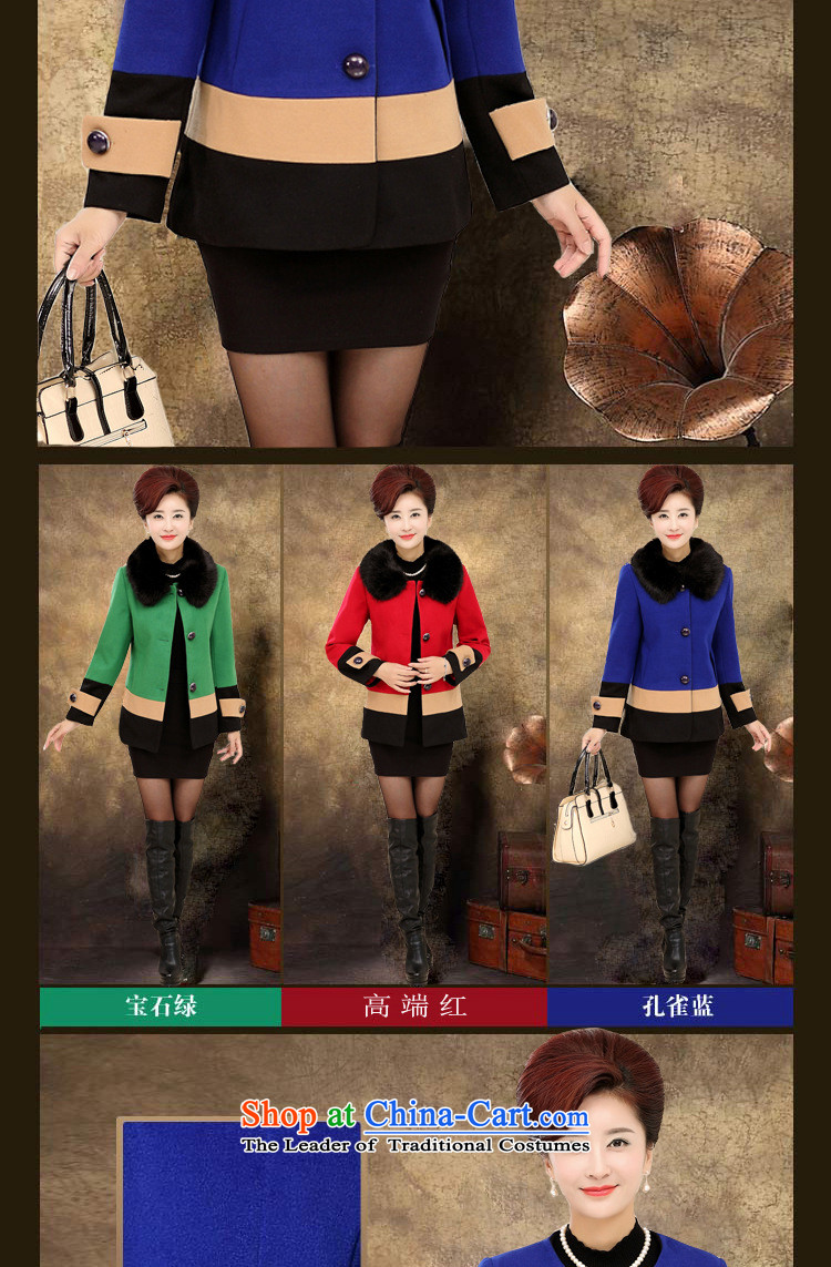 In the number of older women's GENYARD2015 fall short load mother stylish load, splice in older women jacket?? XL( Peacock Blue T-shirt recommendations 90-110 catties) Picture, prices, brand platters! The elections are supplied in the national character of distribution, so action, buy now enjoy more preferential! As soon as possible.