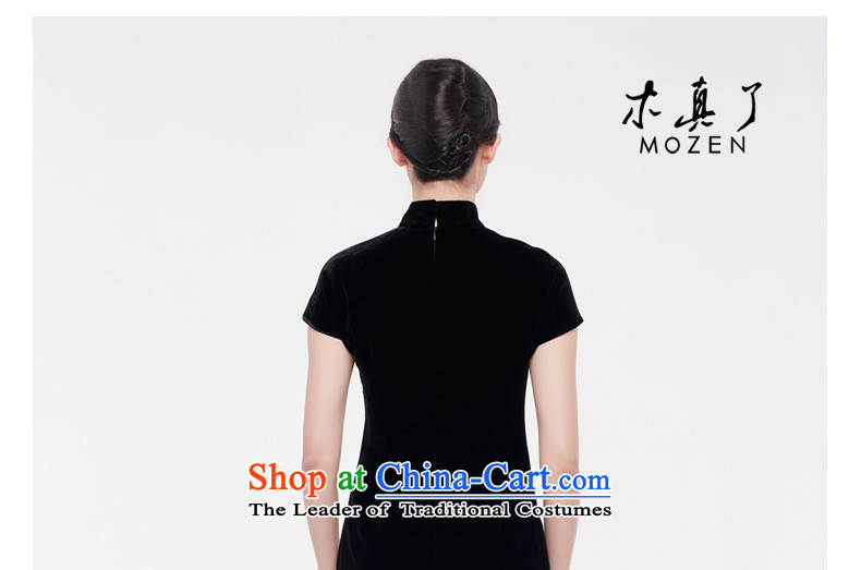Wood, an improved retro qipao really female 2015 autumn and winter new Tang Long) scouring pads cheongsam dress MOM pack - 1 black Xxl(a) 0836 picture, prices, brand platters! The elections are supplied in the national character of distribution, so action, buy now enjoy more preferential! As soon as possible.