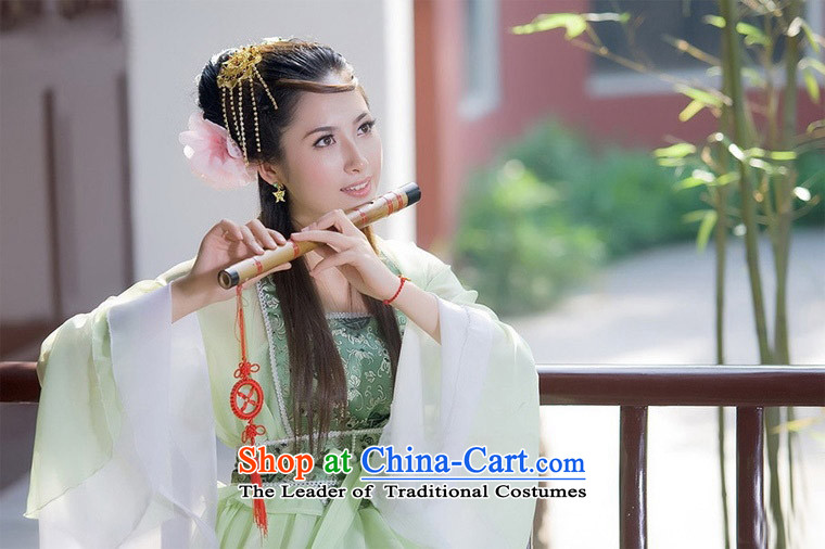 Time Syrian costume clothing fairies skirt women serving a seven fairy costume show Han-Tang dynasty women wearing the new Han-green small Qing Clothing green L picture, prices, brand platters! The elections are supplied in the national character of distribution, so action, buy now enjoy more preferential! As soon as possible.