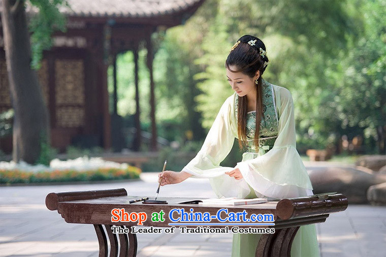 Time Syrian costume clothing fairies skirt women serving a seven fairy costume show Han-Tang dynasty women wearing the new Han-green small Qing Clothing green L picture, prices, brand platters! The elections are supplied in the national character of distribution, so action, buy now enjoy more preferential! As soon as possible.