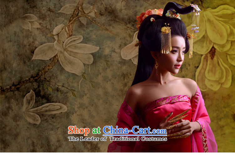 Time Syrian Wu clothing costume Han-Tang Dynasty Gwi-tail Gwi-load of Queen's red stage performances with Han-fairies services Halloween rose S picture, prices, brand platters! The elections are supplied in the national character of distribution, so action, buy now enjoy more preferential! As soon as possible.