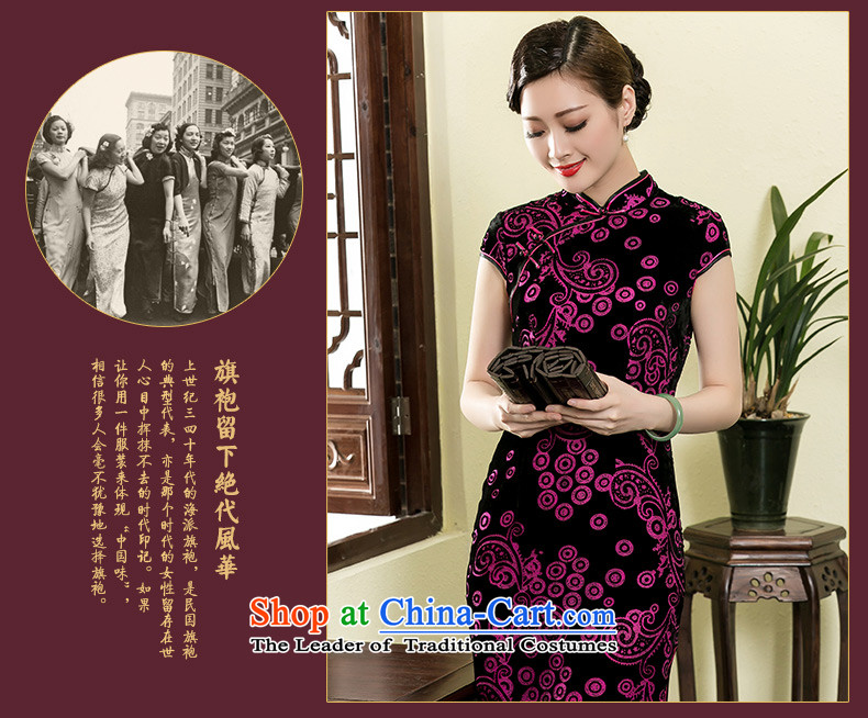 The seal of a new summer 2015) scouring pads elegant qipao short-sleeved Ms. daily Chinese improved Shanghai dresses picture color 4XL Photo, prices, brand platters! The elections are supplied in the national character of distribution, so action, buy now enjoy more preferential! As soon as possible.