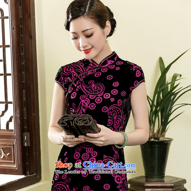 The seal of a new summer 2015) scouring pads elegant qipao short-sleeved Ms. daily Chinese improved Shanghai dresses picture color 4XL, seal decreased by , , , shopping on the Internet