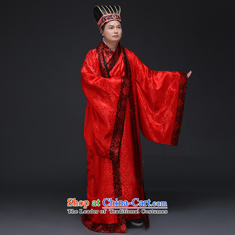 Time the new 2015 Syria Han to Tang marriage solemnisation Chinese wedding dress Han-red-hi-bride and groom toasting champagne men and women of the Ancient Costume will serve photography marriage solemnisation floor kit for men and women are suitable for pictures, 160-175cm code price, brand platters! The elections are supplied in the national character of distribution, so action, buy now enjoy more preferential! As soon as possible.