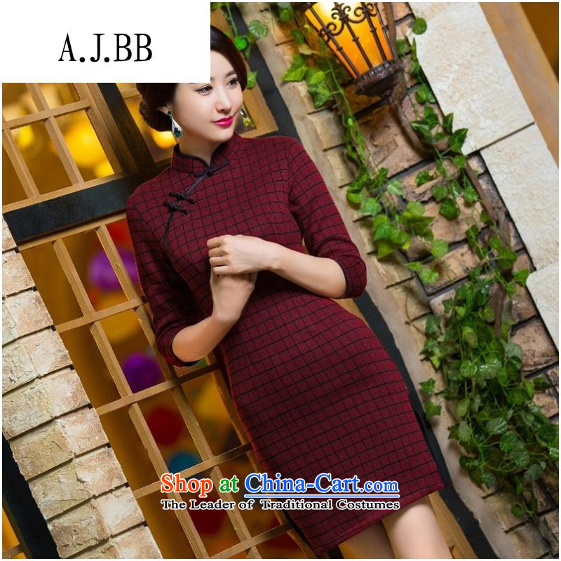 The Secretary for Health related shops * qipao autumn and winter new gross qipao? In cuff large retro qipao latticed ethnic S,A.J.BB,,, 271 shopping on the Internet