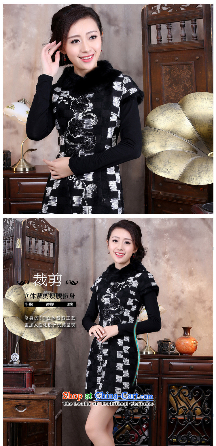 The autumn and winter new improved Couture fashion Chinese Dress Tang dynasty dresses qipao Black XL Photo, prices, brand platters! The elections are supplied in the national character of distribution, so action, buy now enjoy more preferential! As soon as possible.