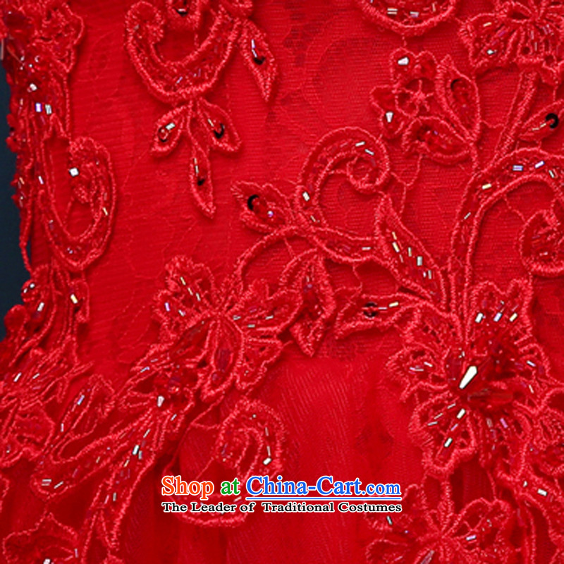 Energy Tifi Li bridal dresses qipao bride bows services 2015 winter new lace short) Bride wedding dress qipao red S energy tifi (mod) has been pressed, fil shopping on the Internet