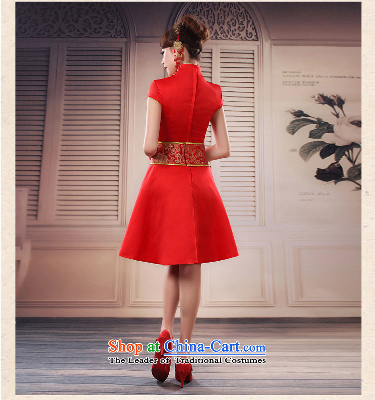 The knot true love etiquette welcome Miss cheongsam dress short of Olympic etiquette school Chorus Concert etiquette to welcome cheongsam red long long-sleeved L picture, prices, brand platters! The elections are supplied in the national character of distribution, so action, buy now enjoy more preferential! As soon as possible.