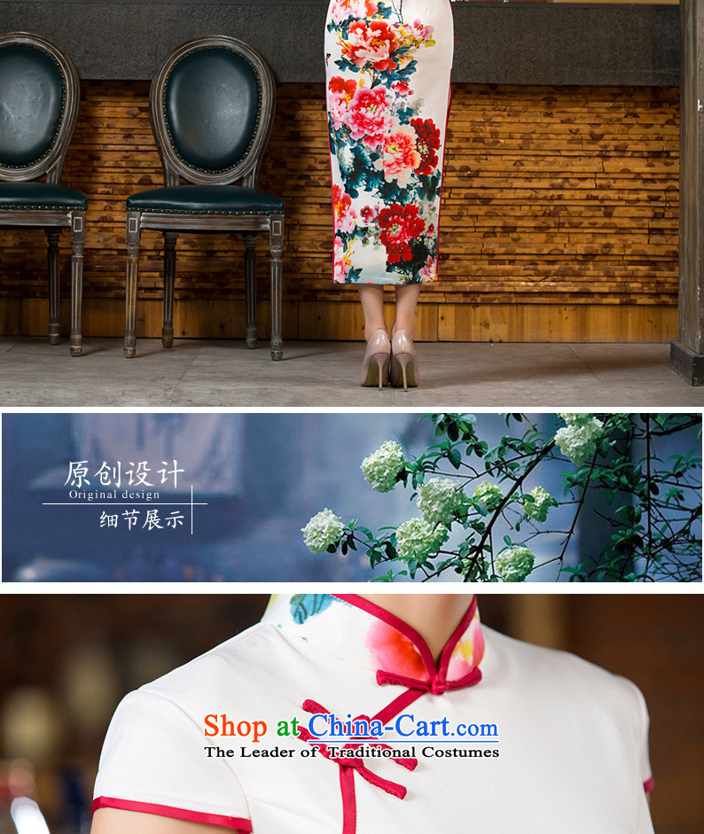  The autumn 2015 figure five-sense new graphics and slender qipao daily Sau San improved Mock-neck cheongsam dress bilateral long qipao gown picture color pictures, prices, XXL brand platters! The elections are supplied in the national character of distribution, so action, buy now enjoy more preferential! As soon as possible.