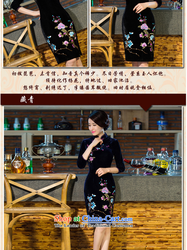 In accordance with the performance, 2015 Fall/Winter Collections new moms with scouring pads in the skirt qipao Kim long-sleeved retro wedding SL01 wine red 2XL Photo, prices, brand platters! The elections are supplied in the national character of distribution, so action, buy now enjoy more preferential! As soon as possible.
