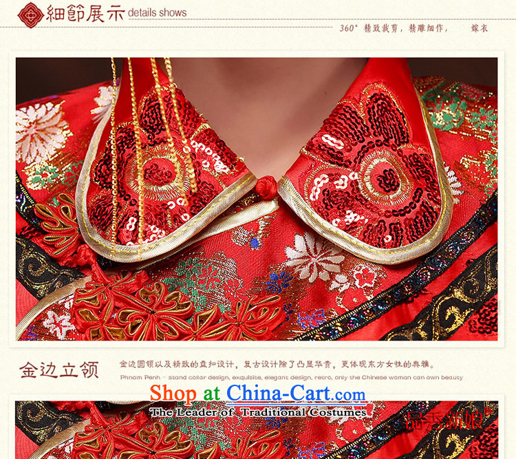 Tifi Li Hsiu-energy services to the dragon use autumn Wo, bridal dresses ancient Chinese wedding gown wedding long marriages bows services red xs picture, prices, brand platters! The elections are supplied in the national character of distribution, so action, buy now enjoy more preferential! As soon as possible.